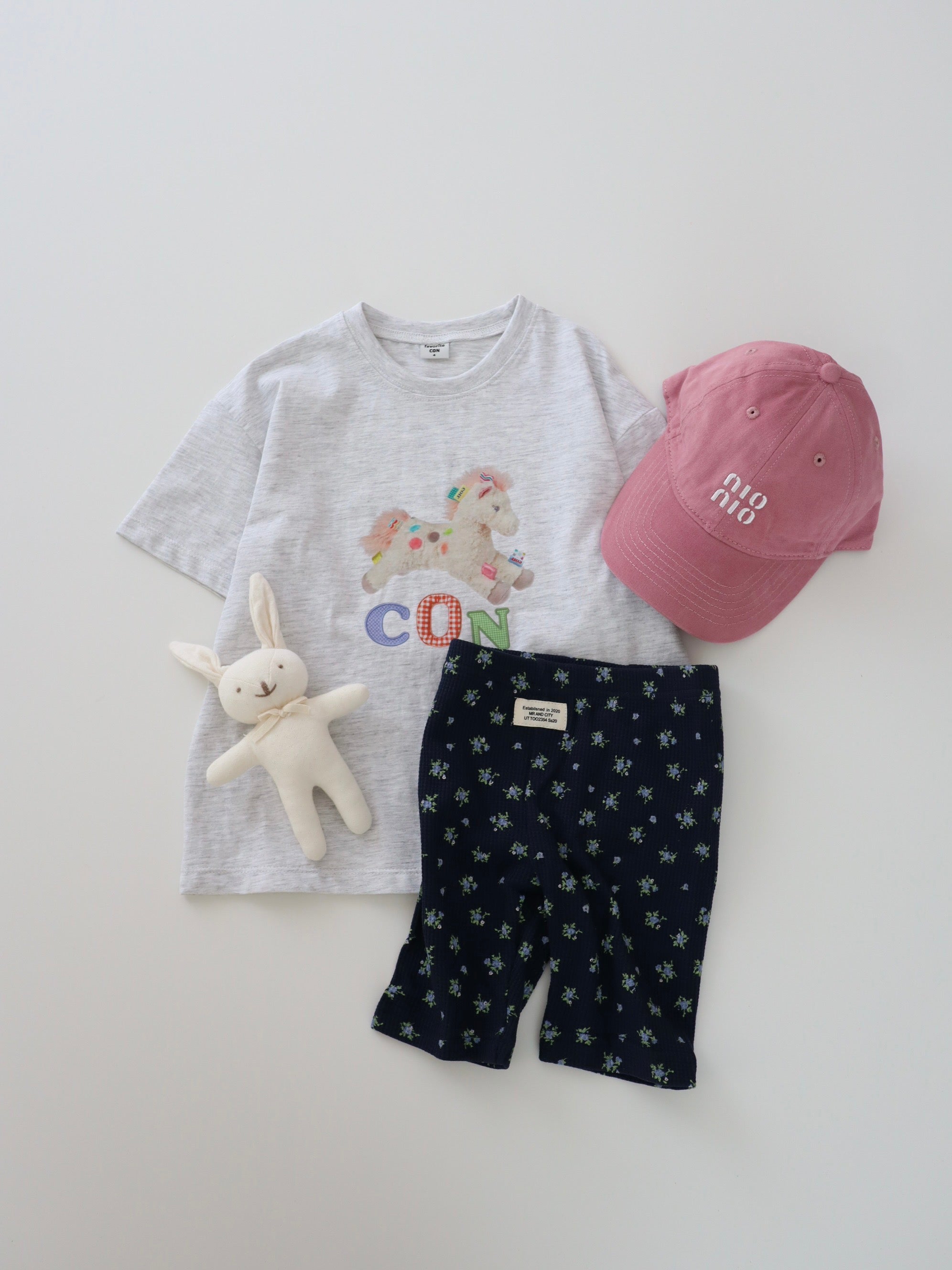 【即納】Waffle Half Leggings