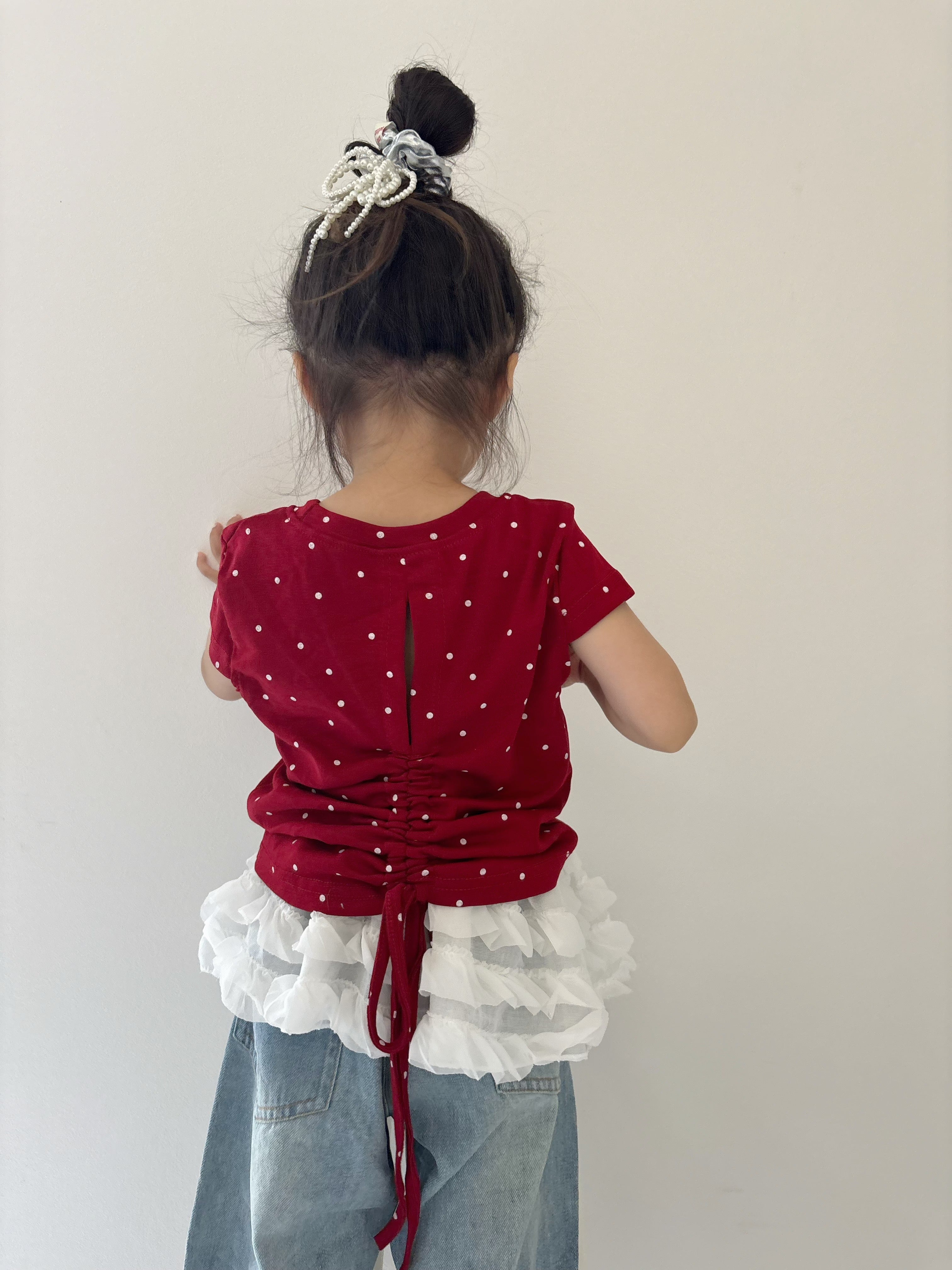 【予約】Back String Dot Tee