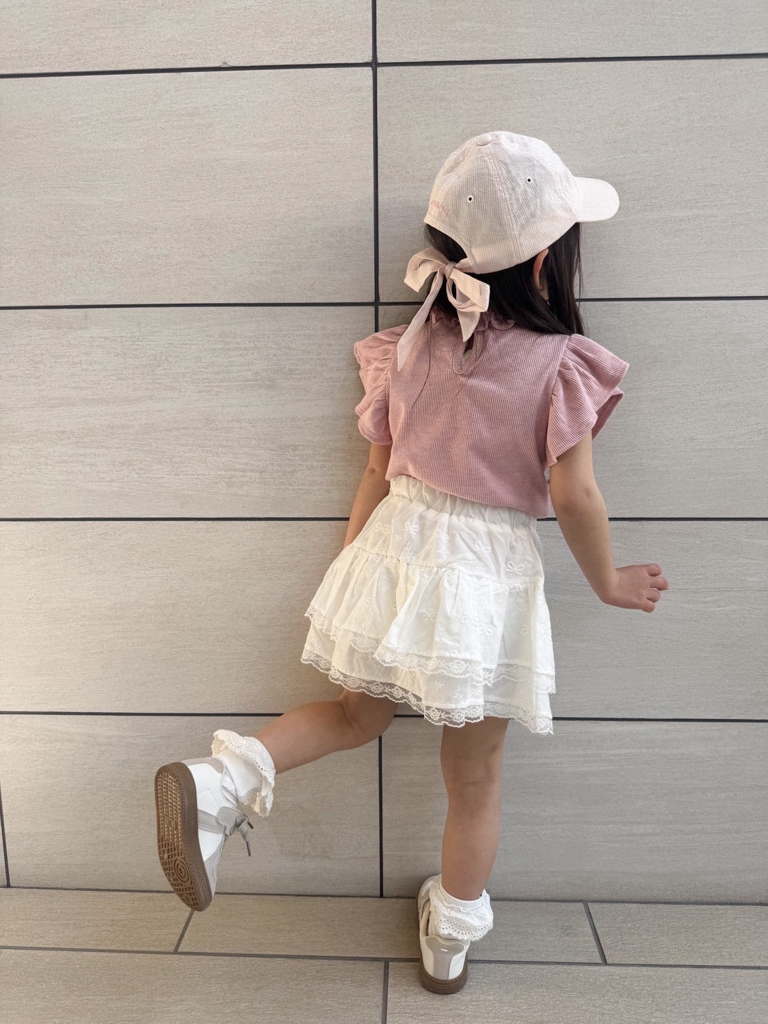 【即納】Pure Ribbon Embroidery Skirt