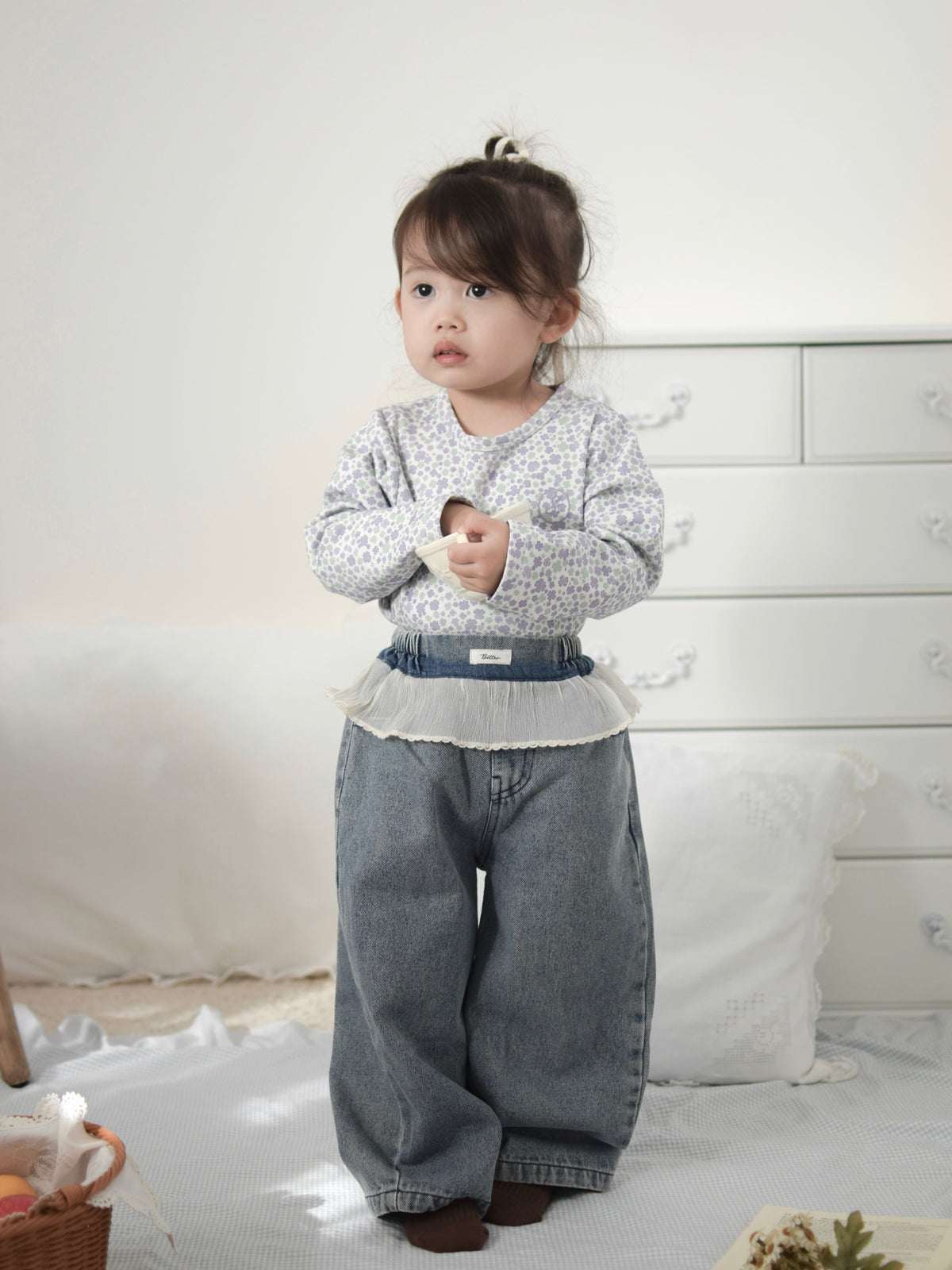 【即納】 Frill Daily Denim