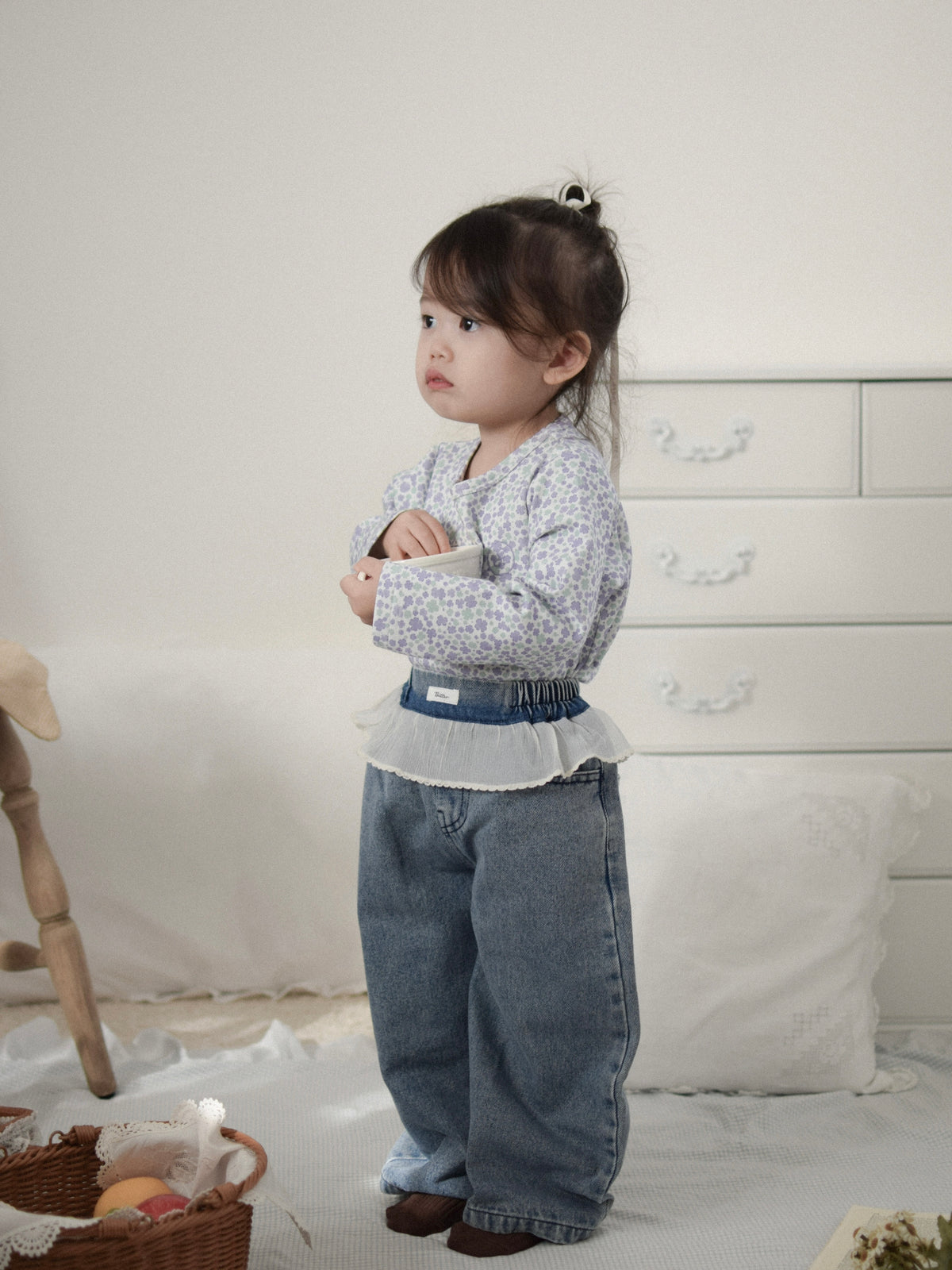 【即納】 Frill Daily Denim