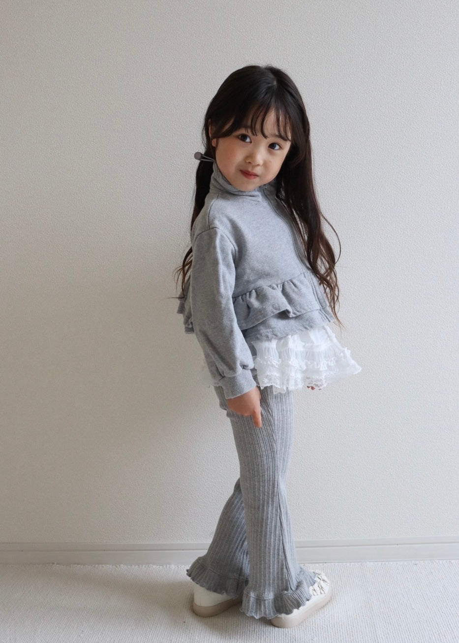 【即納】Girly Fril Boots Cut