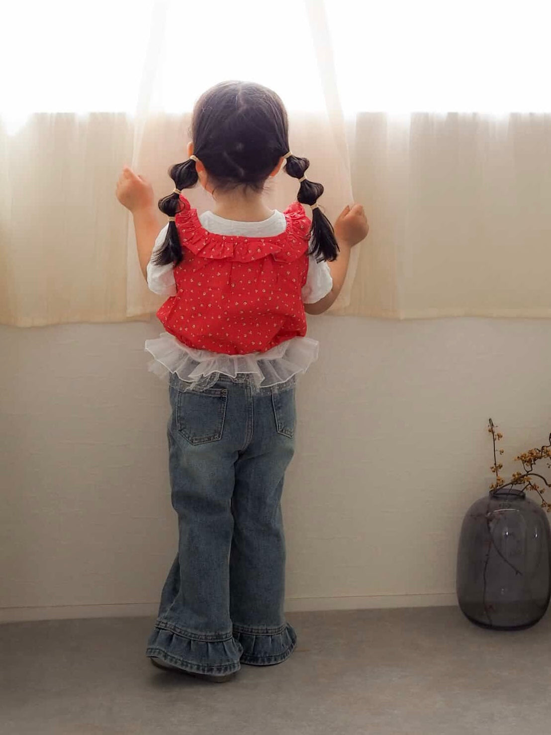 【即納】Sunny Bloom Frill Blouse