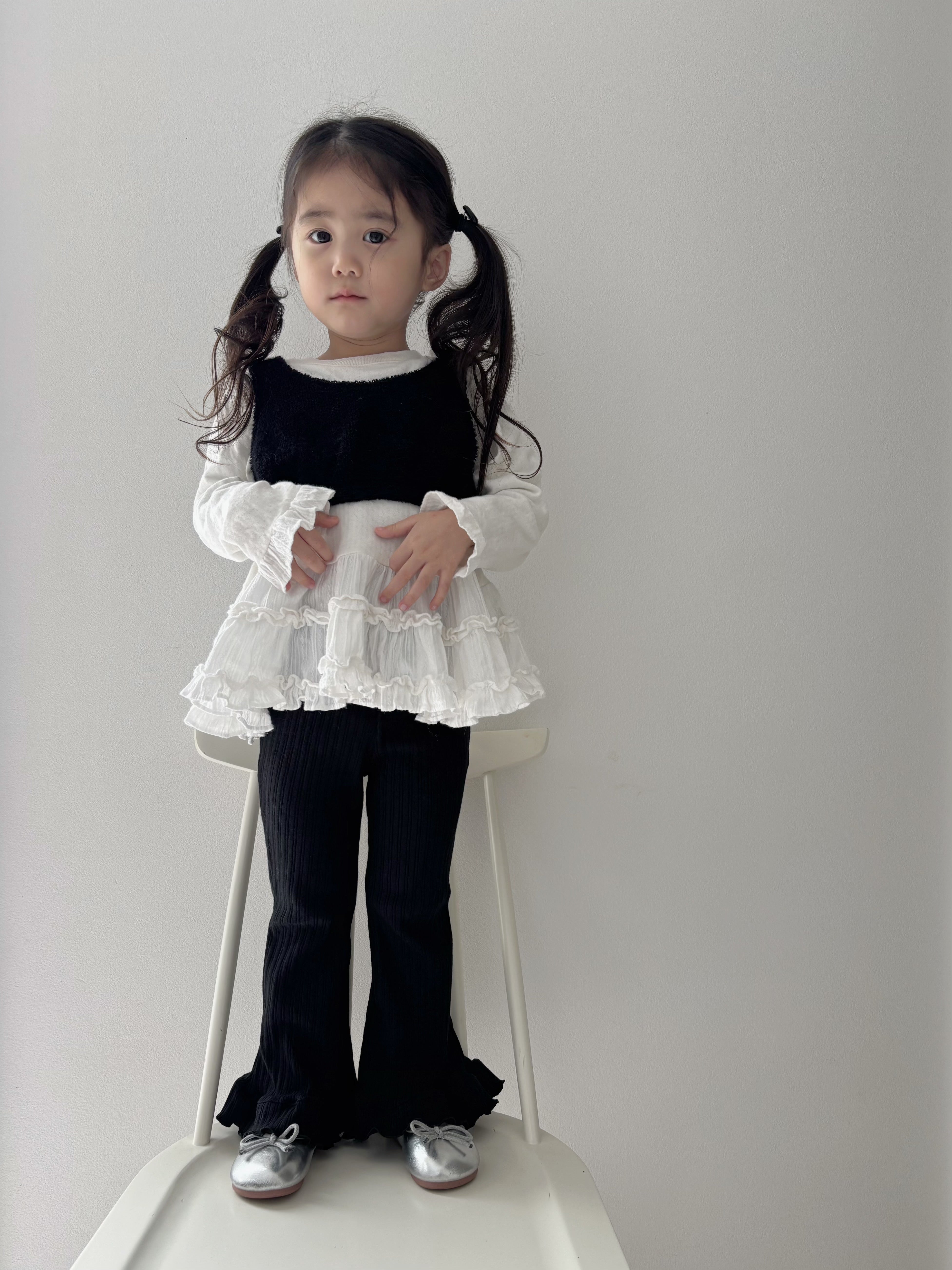 【即納】Girly Fril Boots Cut