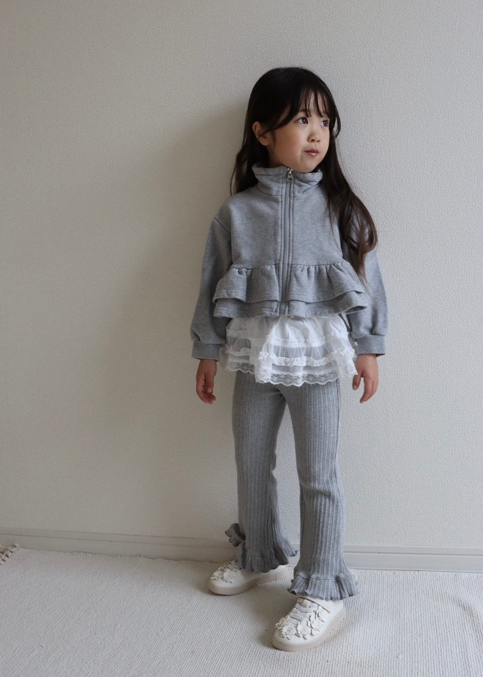 【即納】Girly Fril Boots Cut