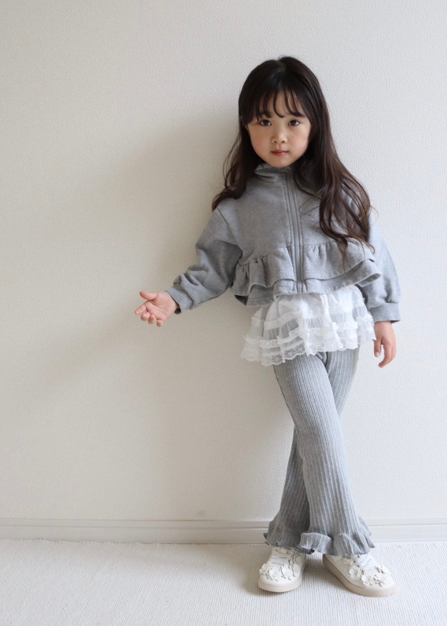 【即納】Girly Fril Boots Cut