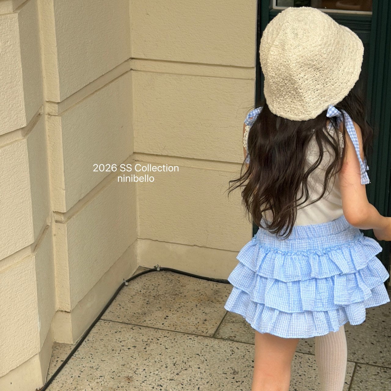 【予約】Gingham Kankan Skirt