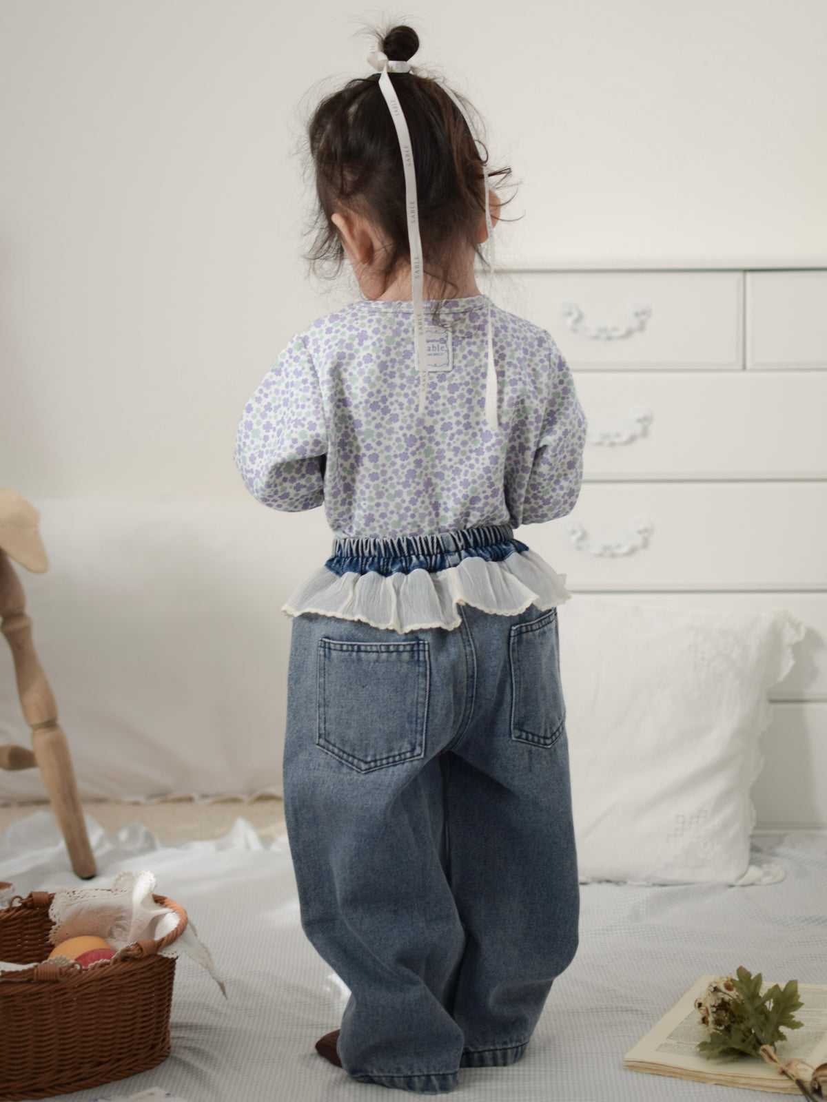 【即納】 Frill Daily Denim