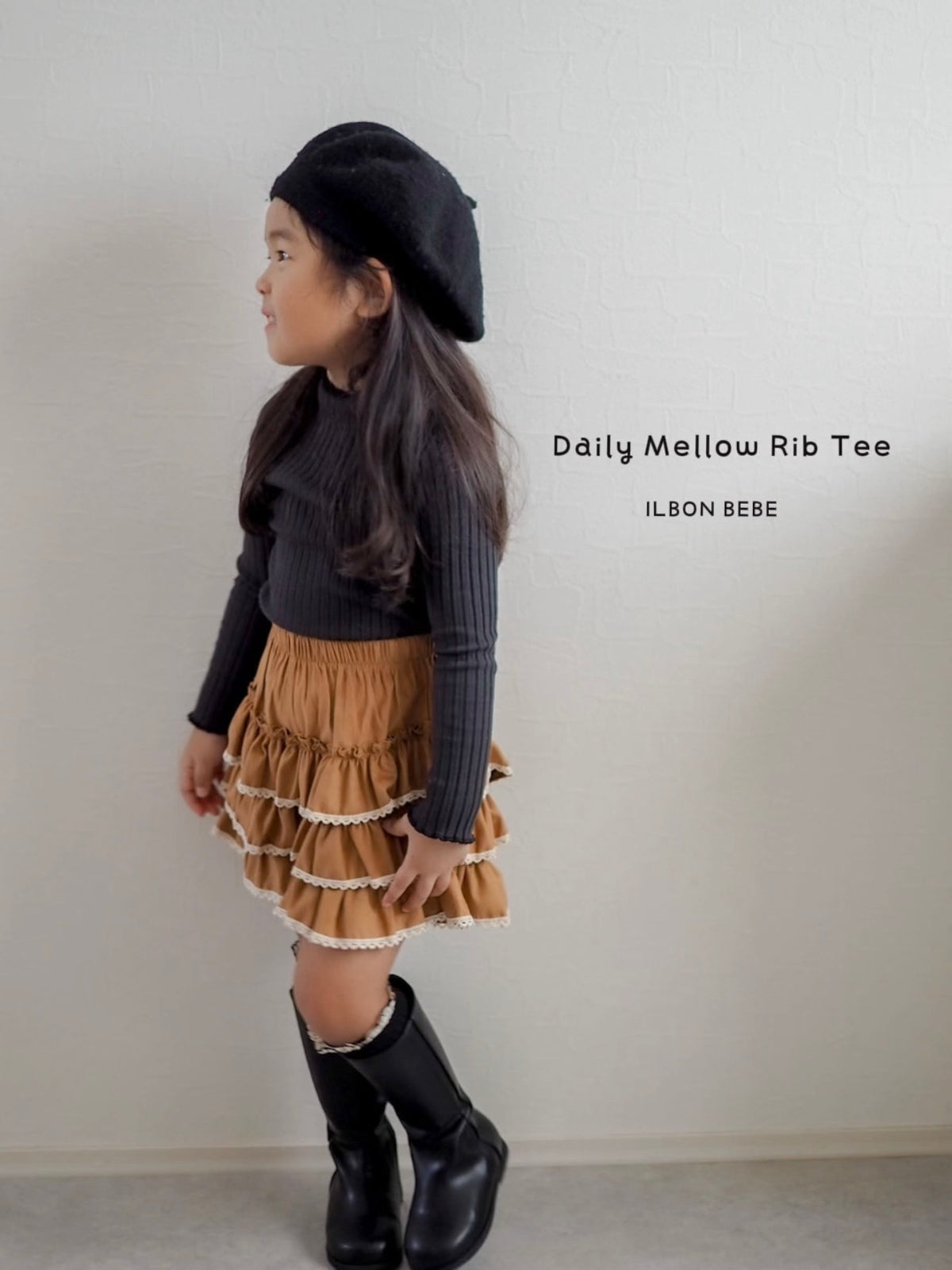 【即納】Daily Mellow Rib Tee