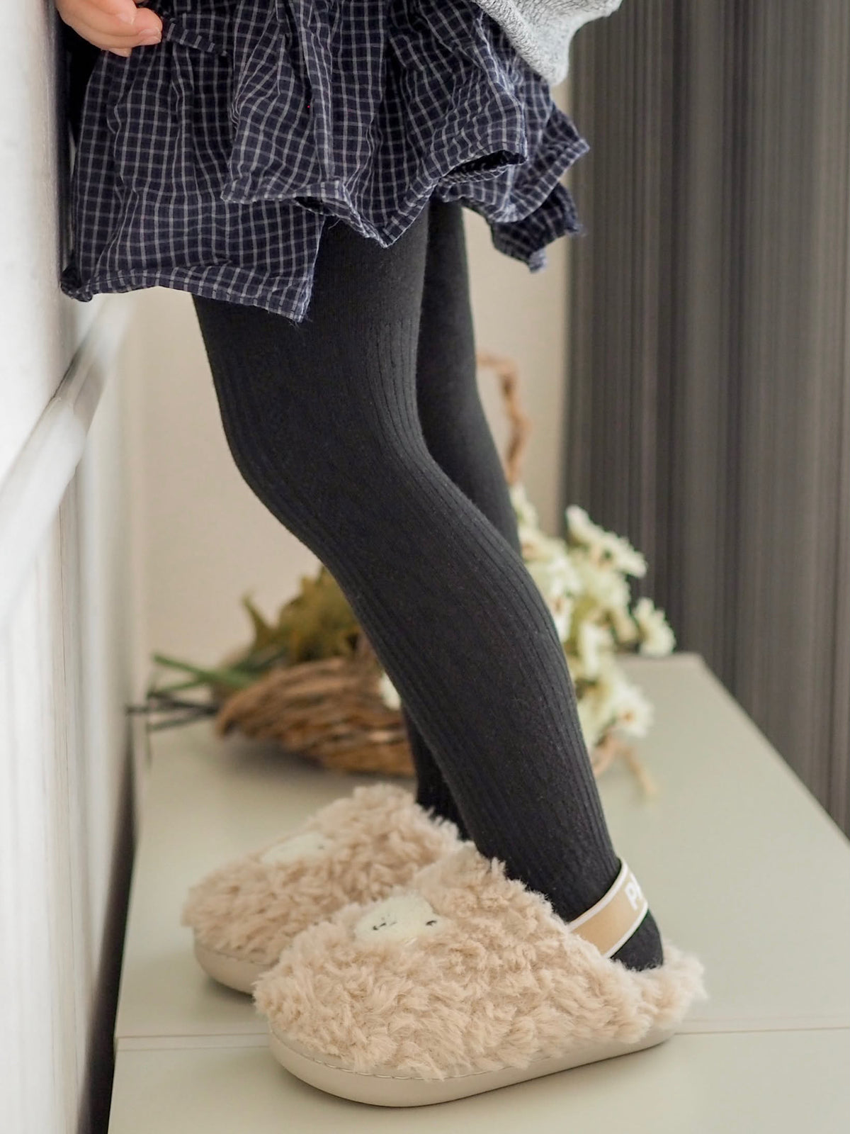【即納】Cable Knit Tights