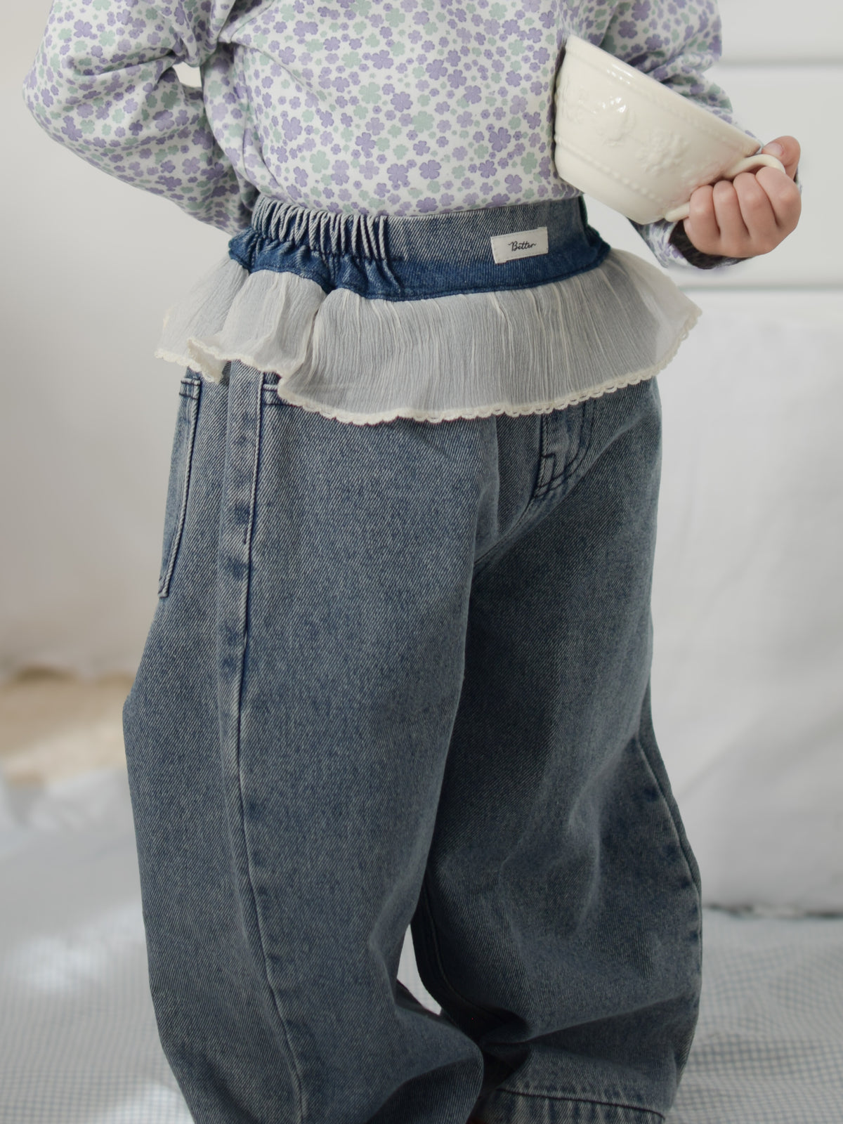 【即納】 Frill Daily Denim