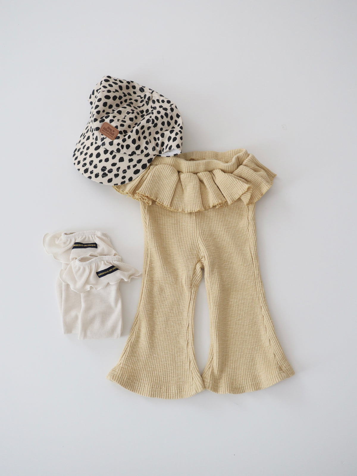 【即納】 Frill Flare Leggings
