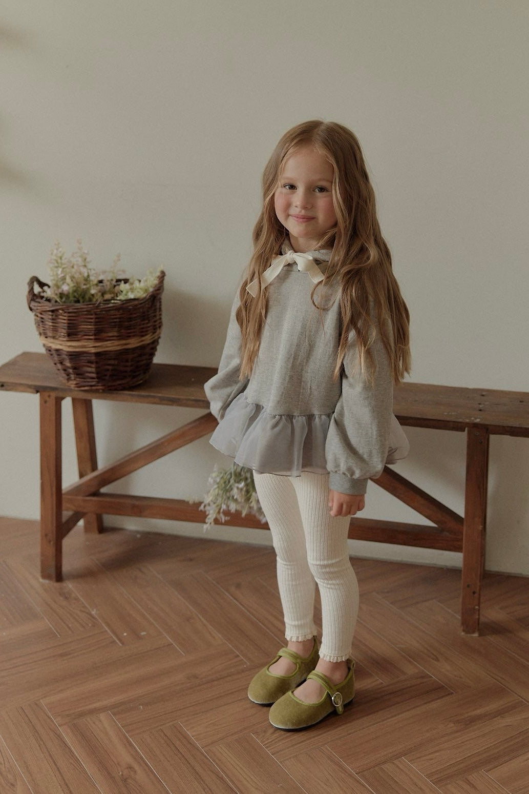 【即納】Ribbon Tulle Hoodie