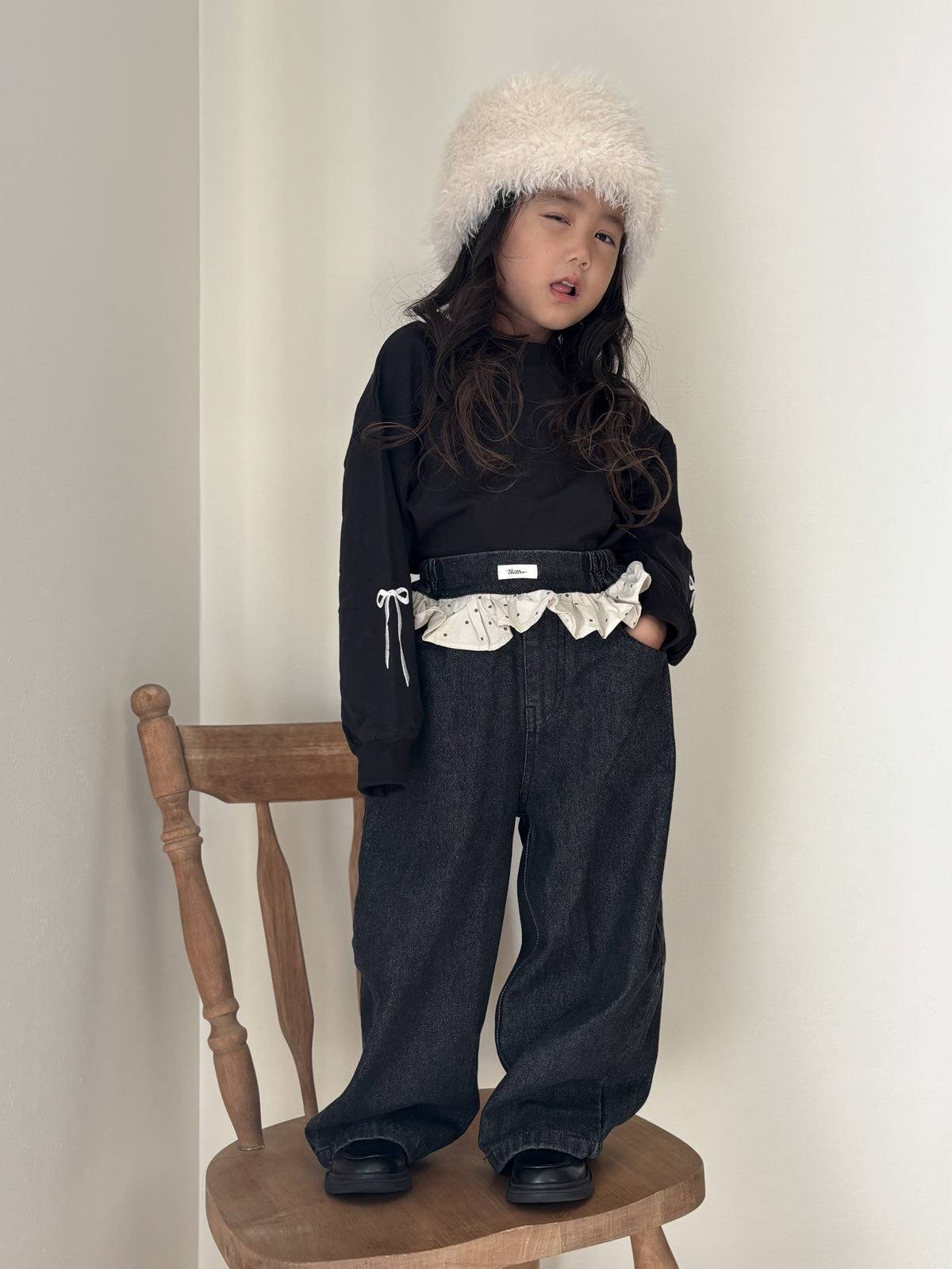 【即納】 Frill Daily Denim