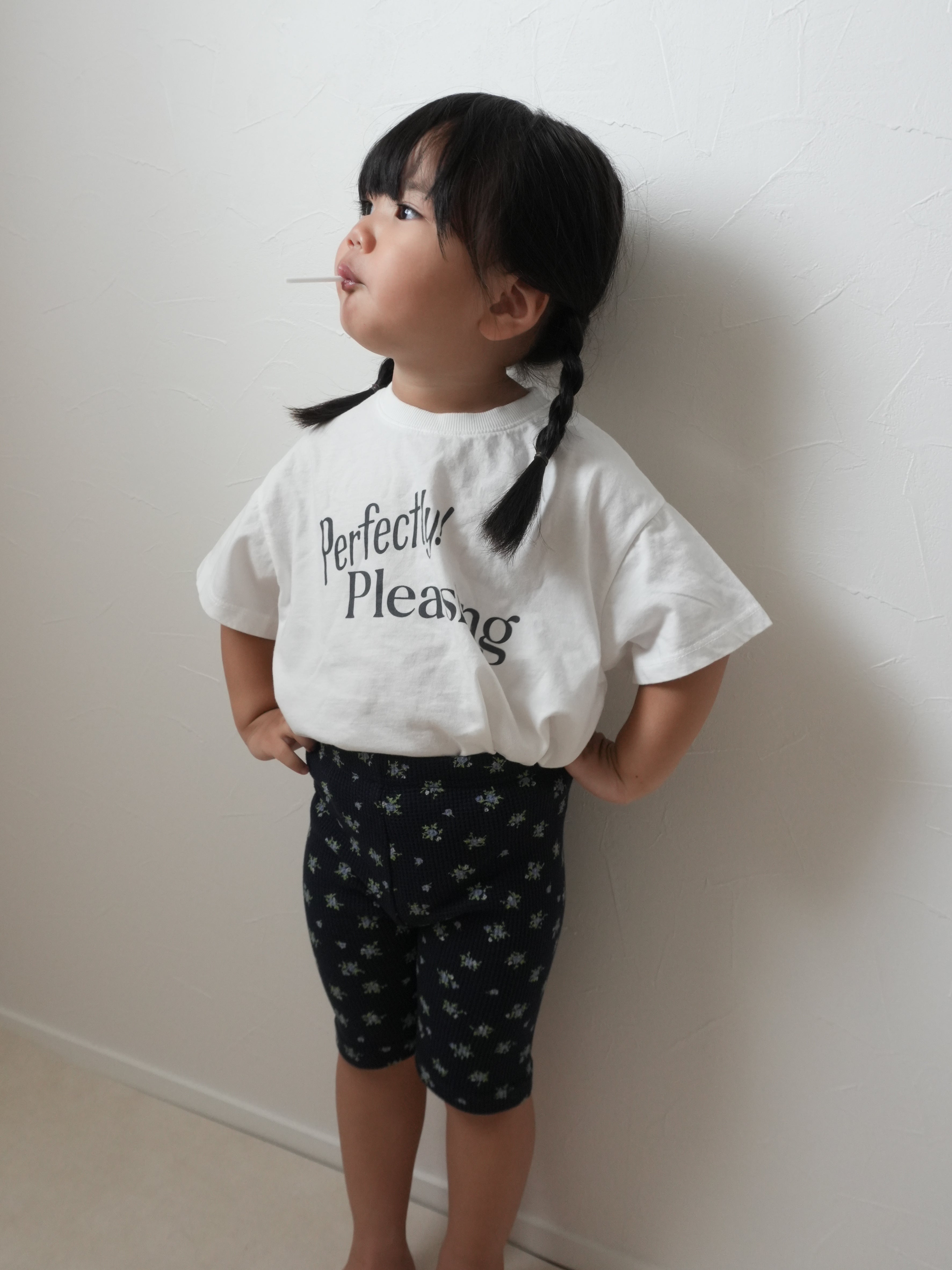 【即納】Waffle Half Leggings