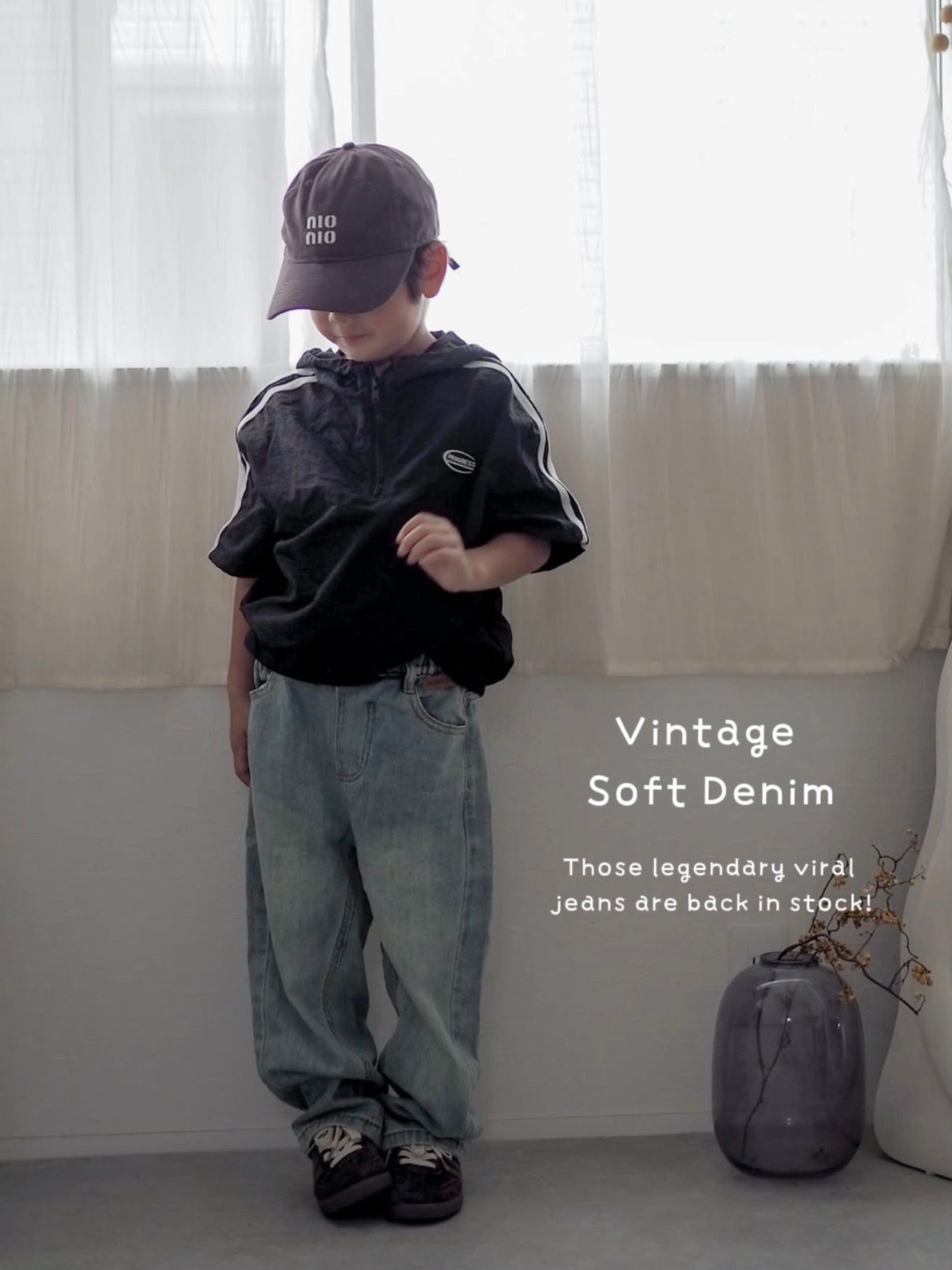 【即納】Vintage Soft Denim