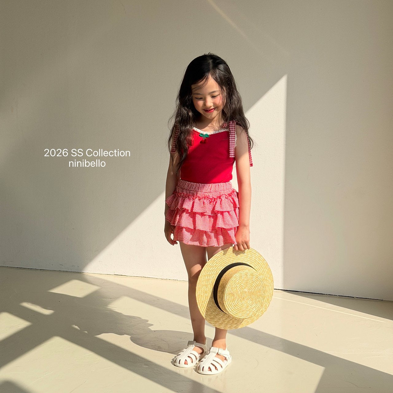 【予約】Gingham Kankan Skirt