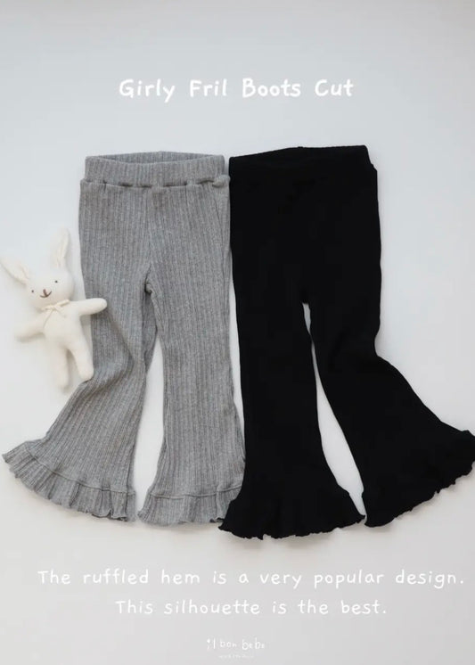 【即納】Girly Fril Boots Cut