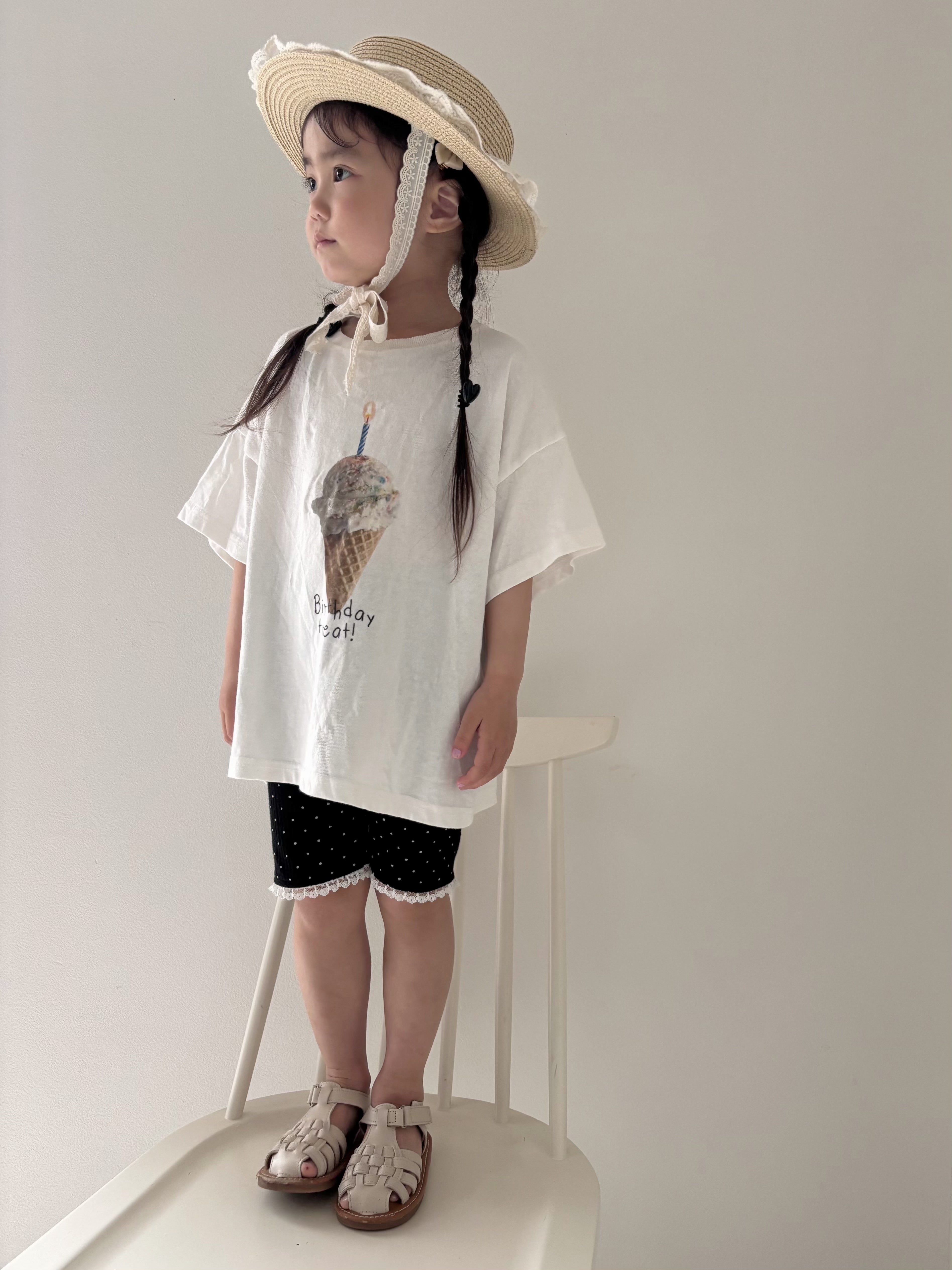 【即納】Sweet Black Summer Pants