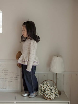 【即納】 Sweet Mellow Frill Tee