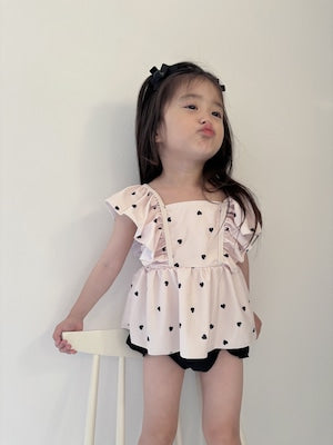 【即納】noir cream frill set