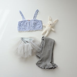 【即納】Berry Blue Check Cami