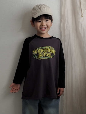 【即納】Vintage Raglan Daily Top