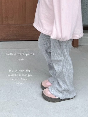 【即納】mellow flare pants