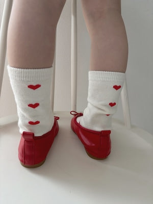 【即納】Sweet Heart Point Socks