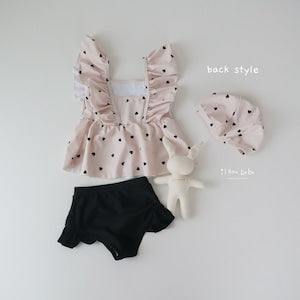 【即納】noir cream frill set