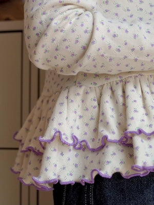 【即納】 Sweet Mellow Frill Tee