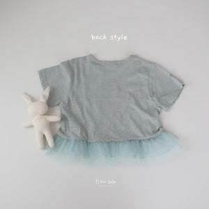 【即納】double frill charm tee