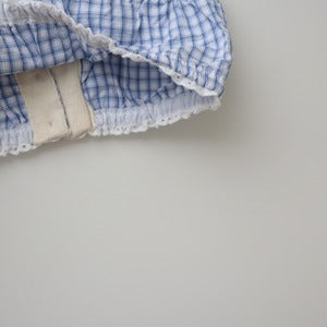 【即納】Berry Blue Check Cami