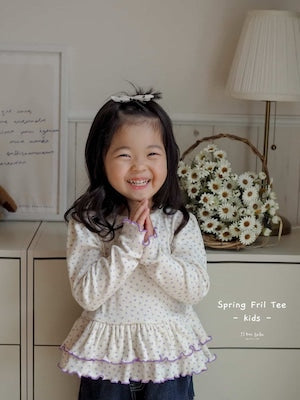 【即納】 Sweet Mellow Frill Tee