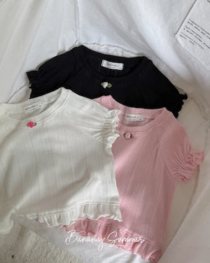 【即納】lily frill top
