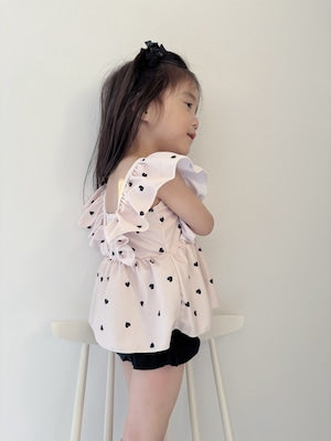 【即納】noir cream frill set