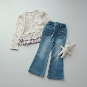 【即納】Princess Ribbon Jeans