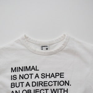 【即納】Minimal Message Tee