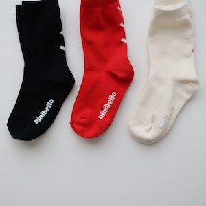 【即納】Sweet Heart Point Socks