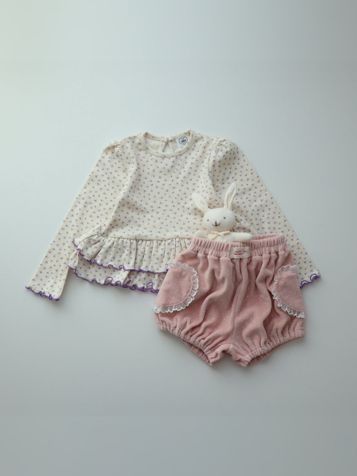 【即納】 Sweet Mellow Frill Tee