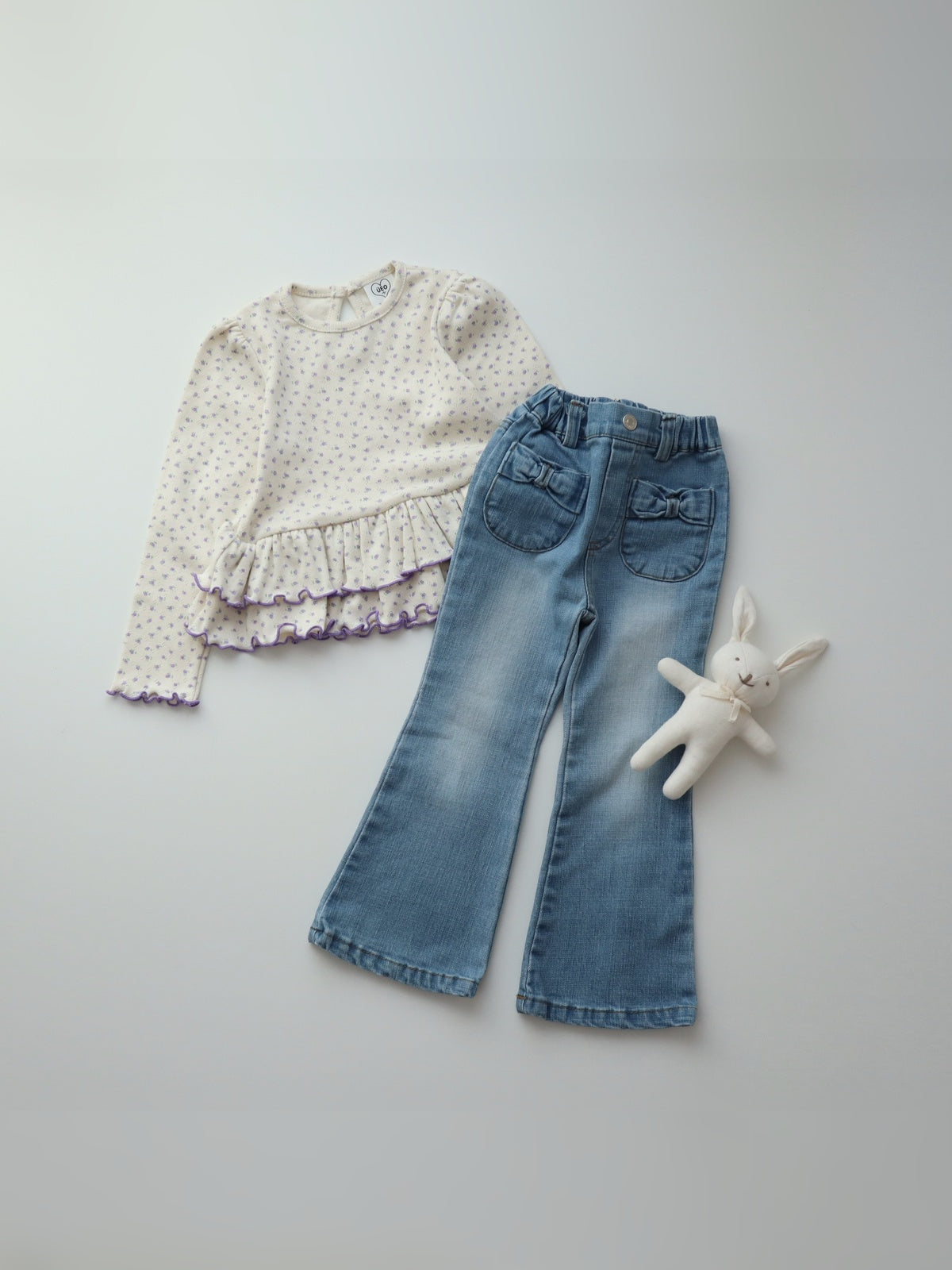 【即納】 Sweet Mellow Frill Tee