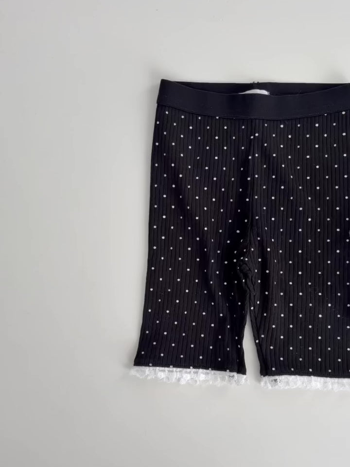 【即納】Sweet Black Summer Pants