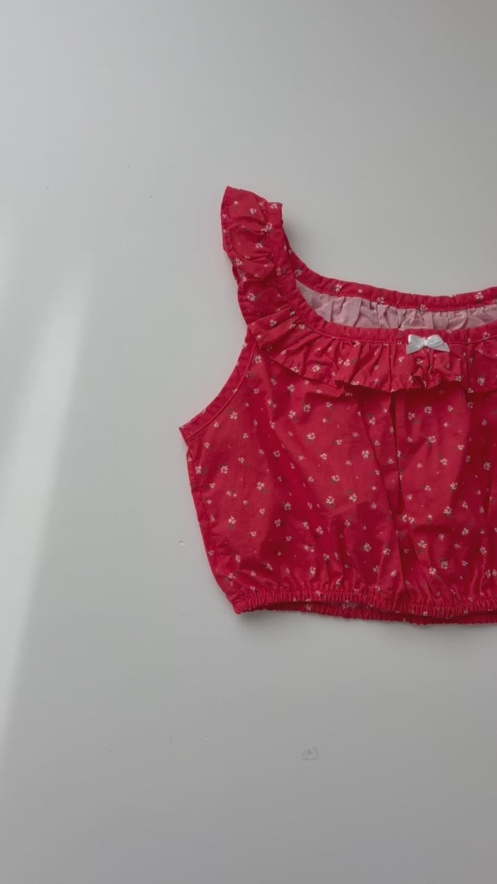 【即納】Sunny Bloom Frill Blouse
